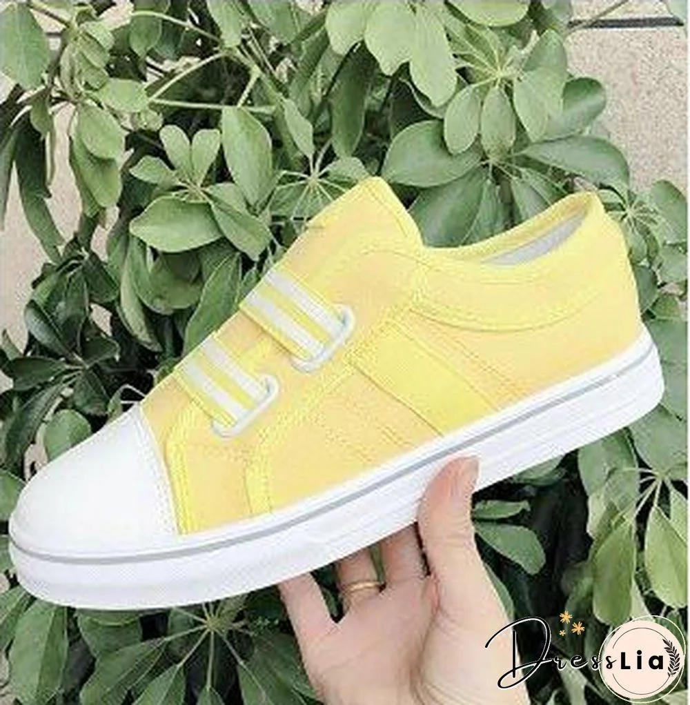 Low-cut Trainers Canvas Flat Shoes Women Casual Vulcanize Shoes New Women Summer Autumn Sneakers Ladies WDHKUN
