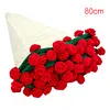 Flower Bouquet Crocheted Blankets Breathable Soft Knitting Throw Blankets Gifts