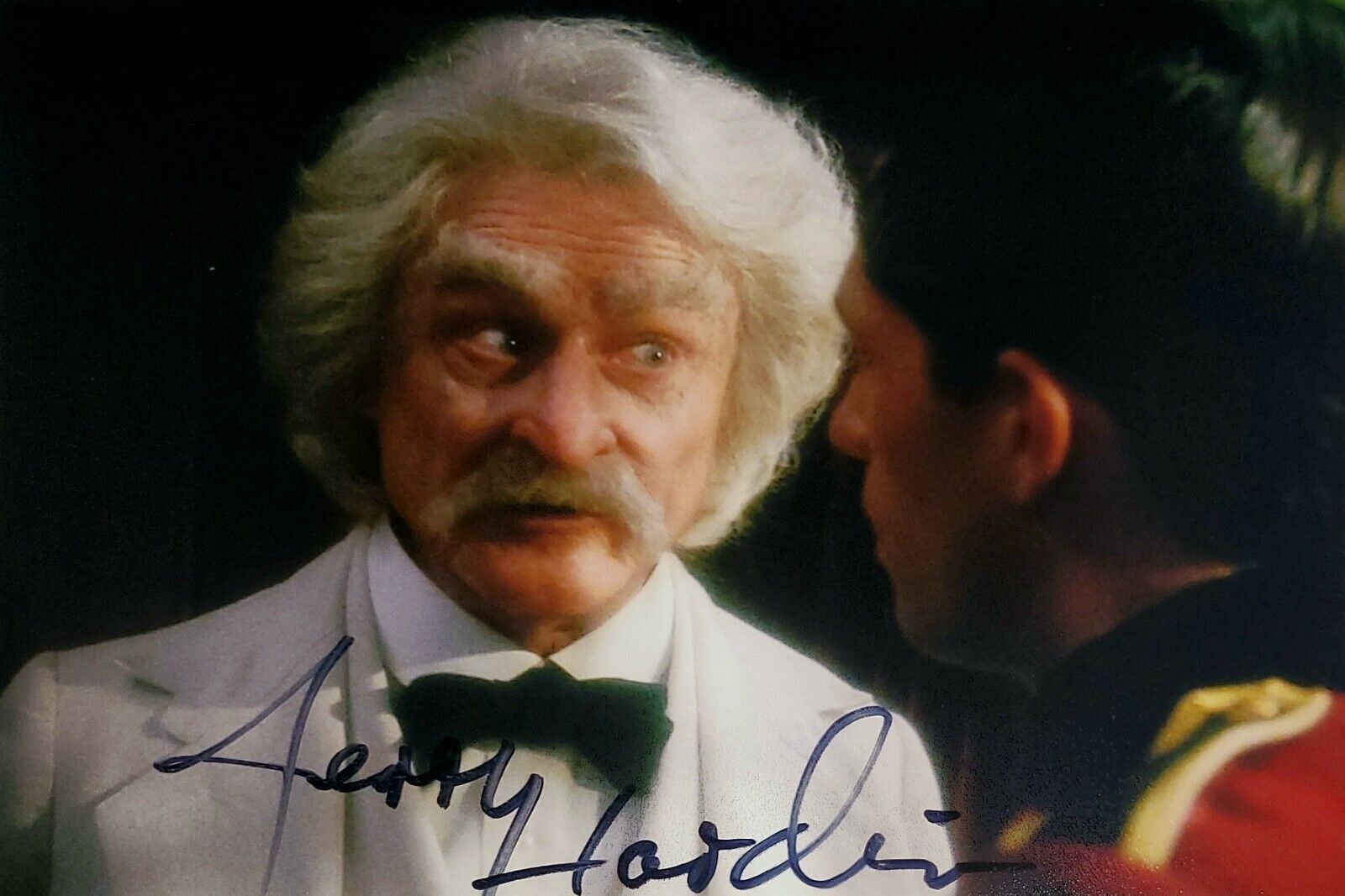 Jerry Hardin Hand Signed Autograph Photo Poster painting Star Trek Mark Twain - X Files Actor