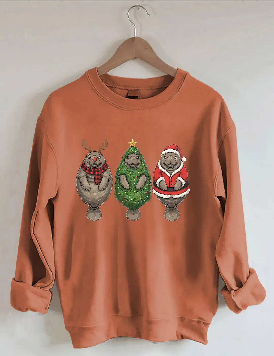 Manatee Christmas Sweatshirt
