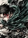 Celestial Ink Wash Levi Ackerman Decorative Painting - Attack On Titan - Xingkong Studio