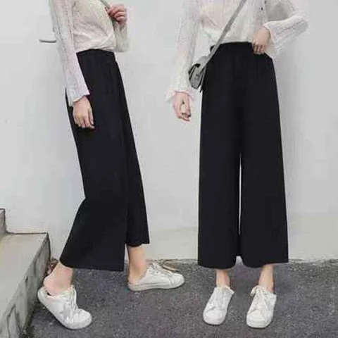 Pants Women Summer Spring New Arrival Wide Leg Trouser Soft Elegant Oversize Ulzzang Leisure All-match Work Lady Fashion New Hot