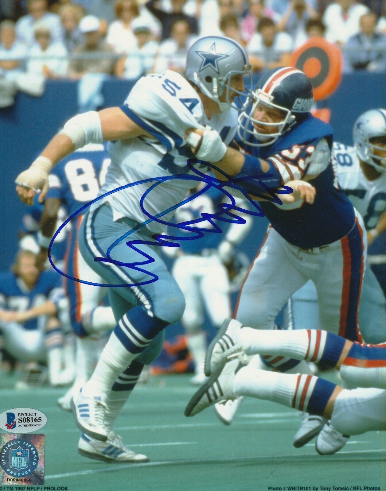 RANDY WHITE Signed Dallas COWBOYS 8x10 Photo Poster painting w/ Beckett COA