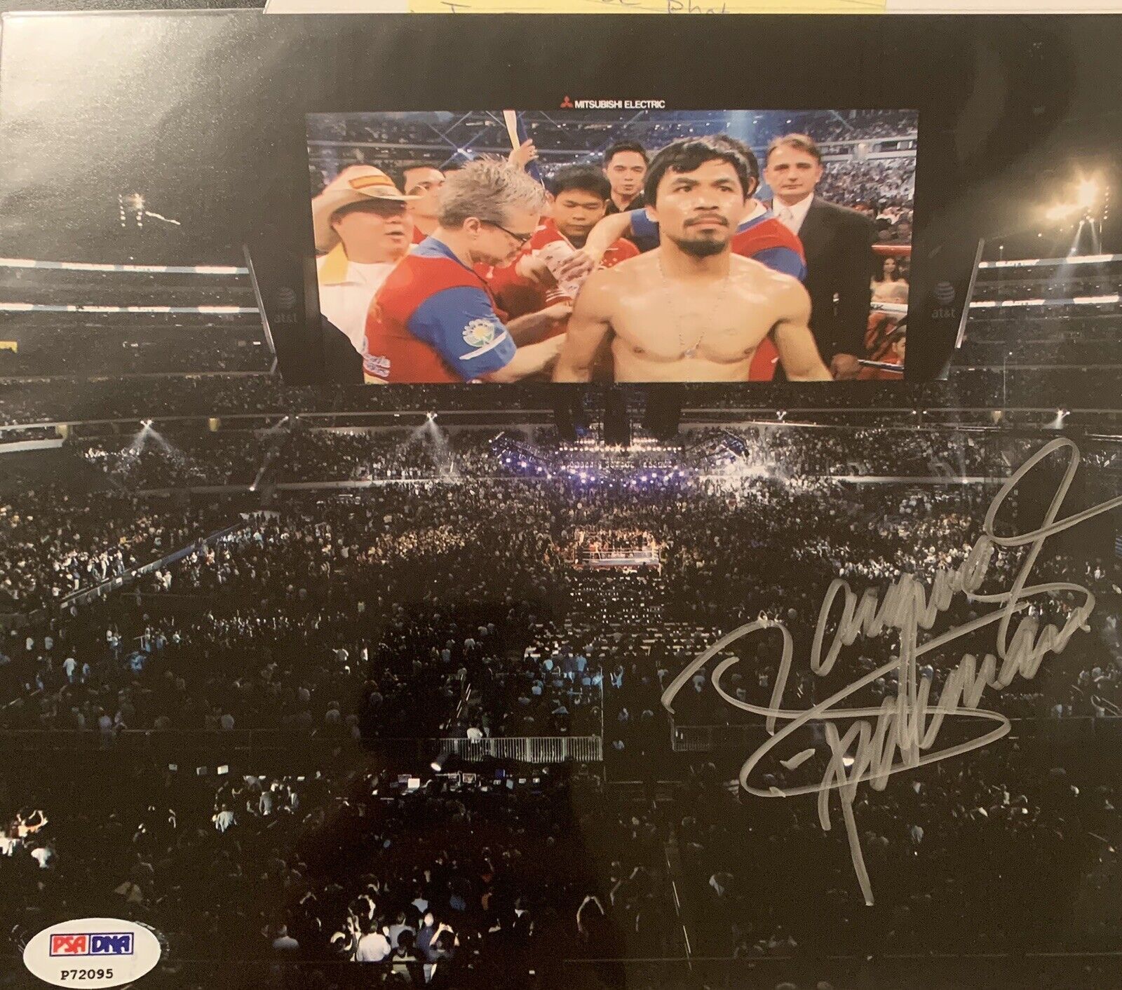 manny pacquiao Signed Auto 8x10 Pic Photo Poster painting Psa Coa