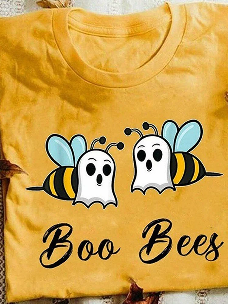 Little Bee Print Top T-shirt
