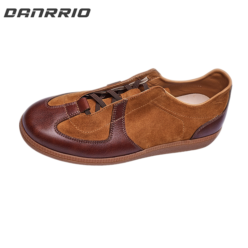 DANRRIO Handmade Retro Classic Casual Suede Calfskin Sneakers|Lace-free Shoes DANRRIO.COM DANRRIO