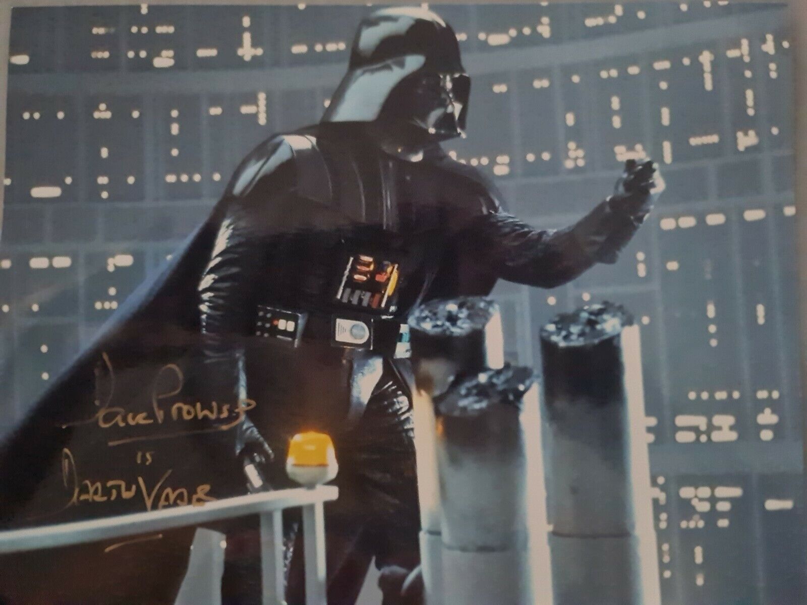 DAVID PROWSE Hand Signed 10 x 8 STAR WARS Photo Poster painting Autograph DARTH VADER