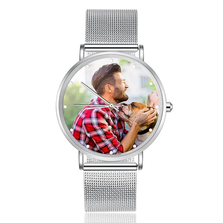Personalized Photo Men's Watch Gifts for Him