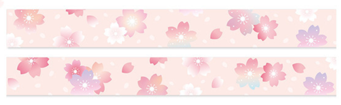 Beautiful Cherry Blossom Washi Tapes
