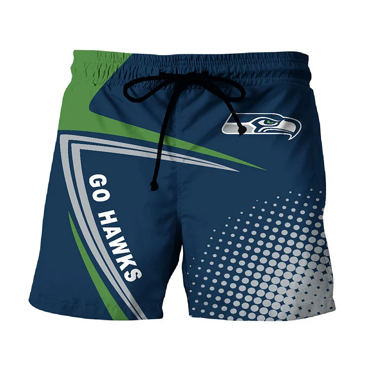 Seattle Seahawks Summer Beach Shorts