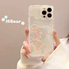 Transparent Cartoon Prints Silicone iPhone 15 Plus Cases For Girls