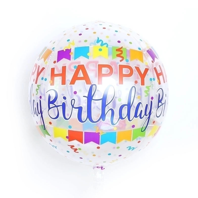 5 Pieces Birthday Letter Aluminum Film Party Balloon