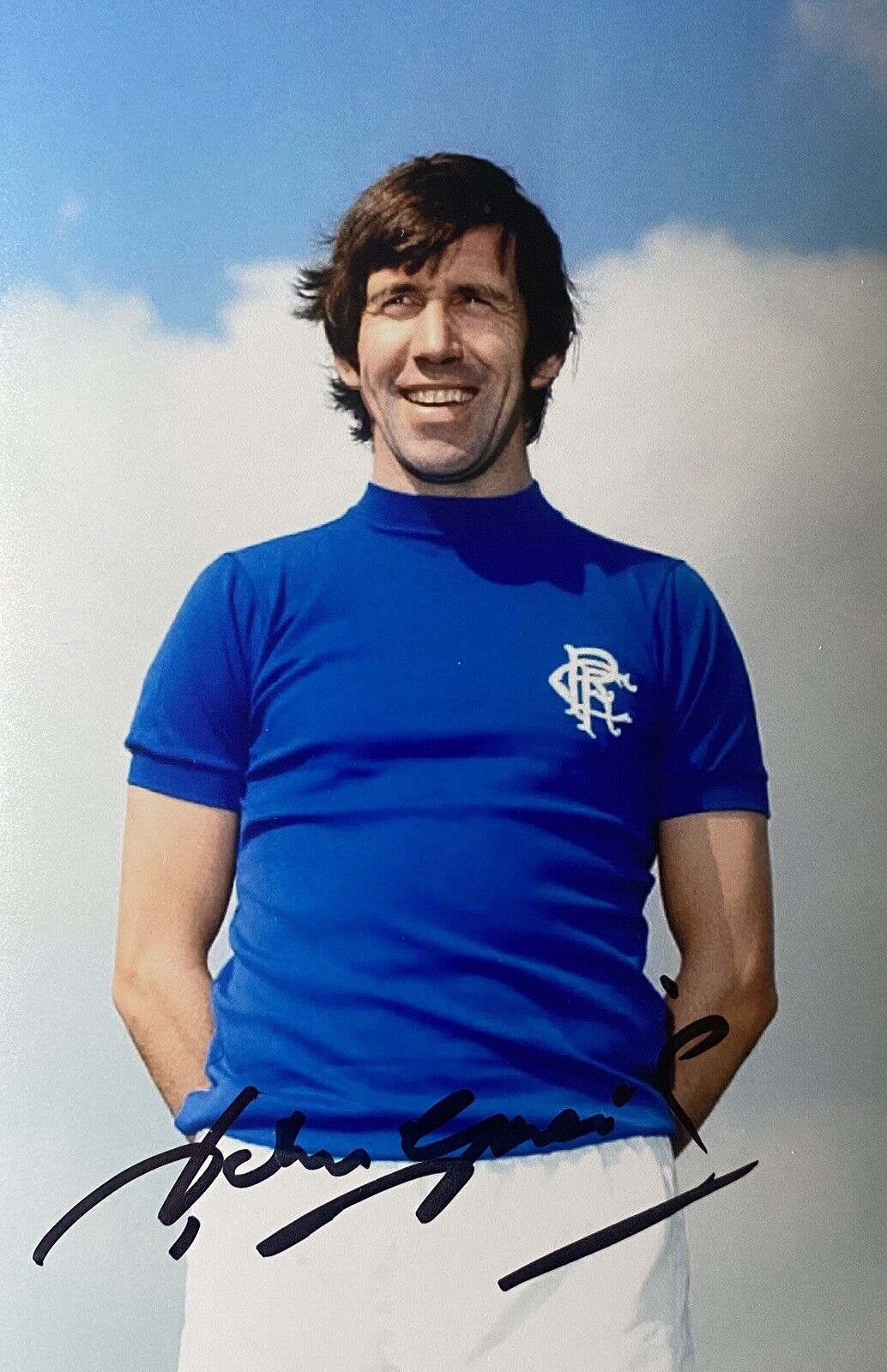 John Greig Hand Signed Rangers 6X4 Photo Poster painting 3