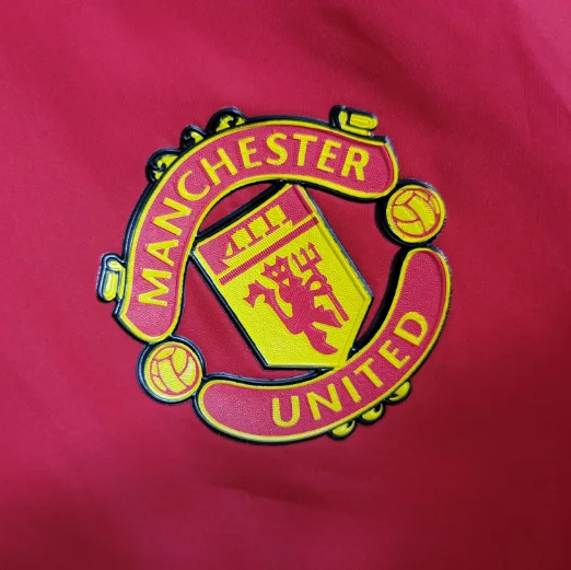 23/24 Windbreaker Manchester United Red Football T-Shirt 1:1  Quality