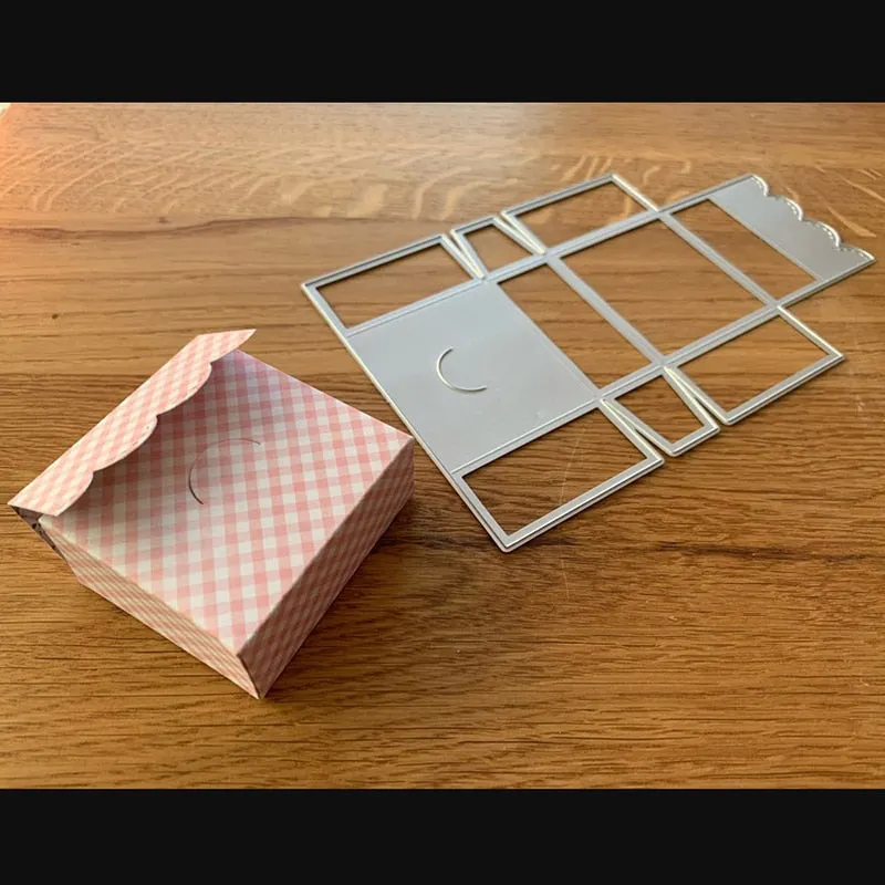 AOKEDIY Box Making Metal steel cutting die Customized scrapbooking DIY Carbon Sharp Book photo album art card Dies Cut