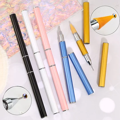 Diamond Art Painting Resin Pen 5D Ergonomic Diamond Art Roller Accessories  and Tools Set Dots Round Square Drill Wax Pens Holder Supplies 