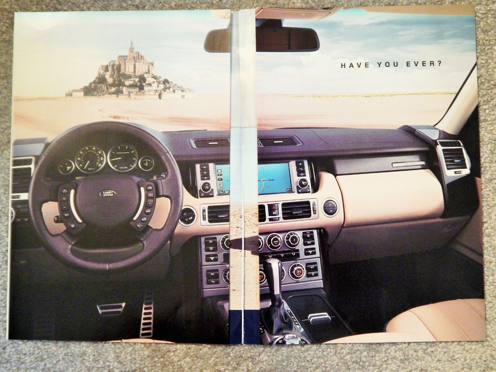 RANGE ROVER LUXE AUTOMOBILE 2007 VTG Photo Poster painting AD, RARE EPHEMERA