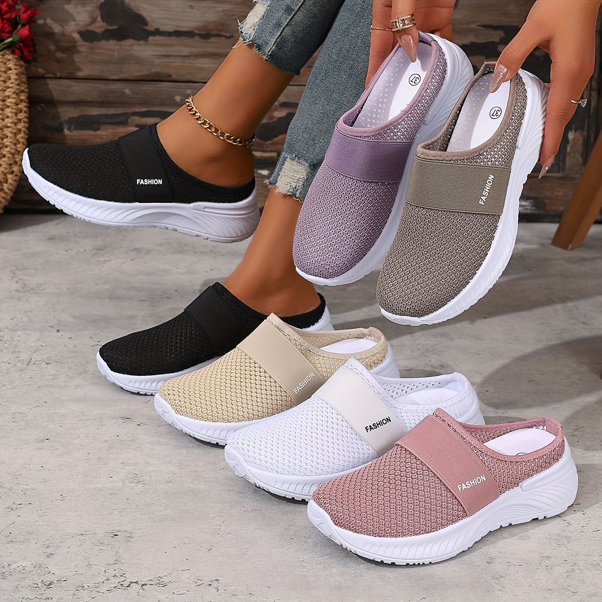 🔥Último dia de promoção com 50% de desconto - Sapatos ortopédicos de senhora macios, antiderrapantes e respiráveis para o dia a dia