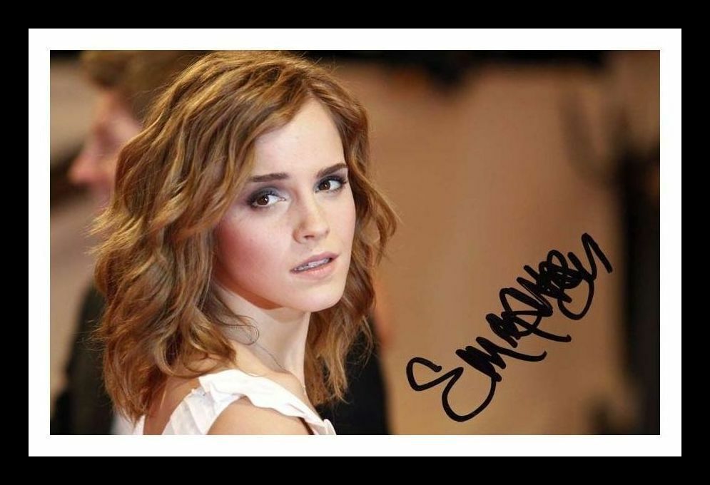 Emma Watson Autograph Signed & Framed Photo Poster painting 5