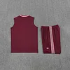 2025/2026 Bayern Munich Pre-Match Training Red Vest+Shorts Football1:1 Thai Quality