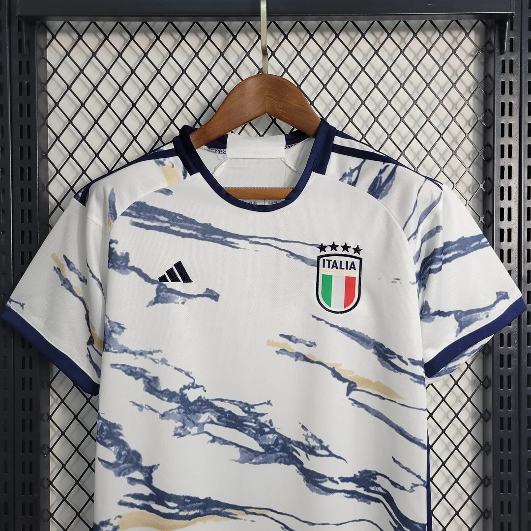 2023 Italy Away Soccer Shirt Kids Size