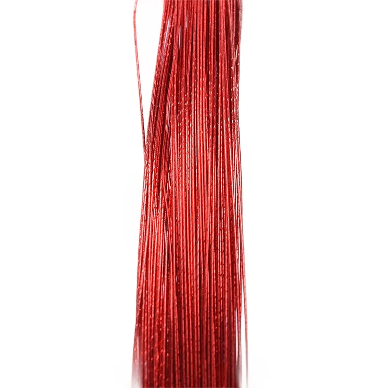 25Pcs 80cm Long Stocking Flower Iron Wire Used For DIY Nylon Flower Making Floral Wire Ronde Flower Material Accessory 0.46mm