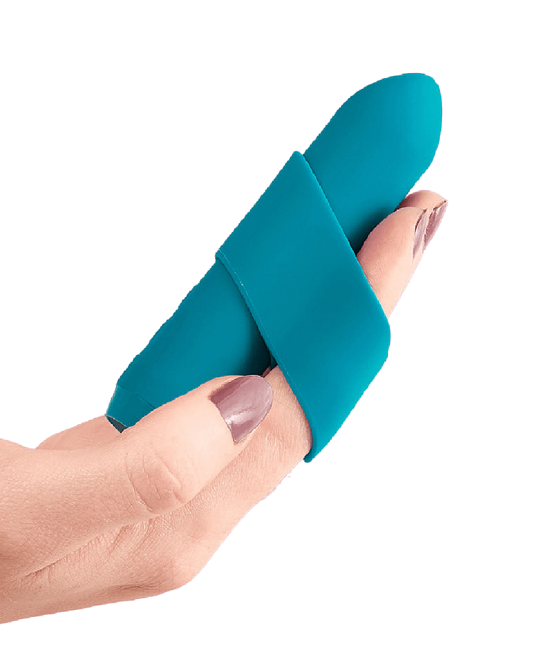 pornhint Pornhint Je Joue Powerful Classic Bullet With Finger Sleeve - Teal
