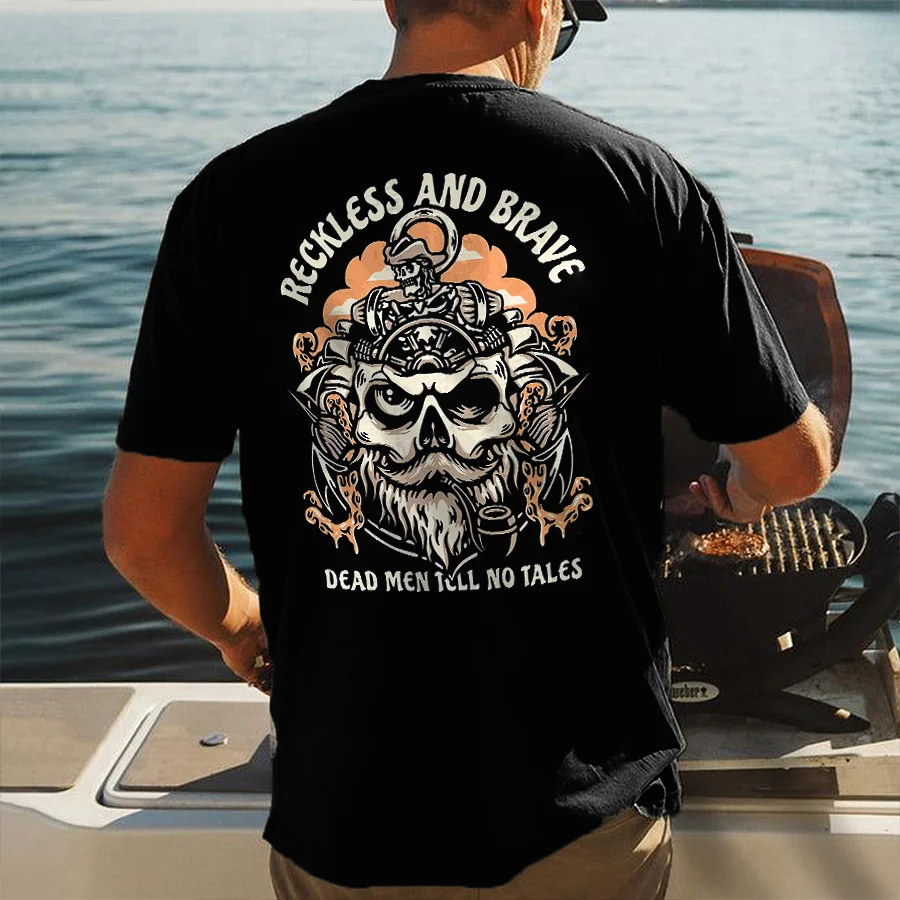 Reckless And Brave Printed Men's T-shirt
