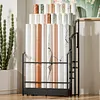 [US Local Warehouse] 2 Pack Shade Sail Poles 10FT Outdoor Sun Shade Poles 2.100in Diameter Heavy Duty Metal Post for Deck Patio Outside Backyard