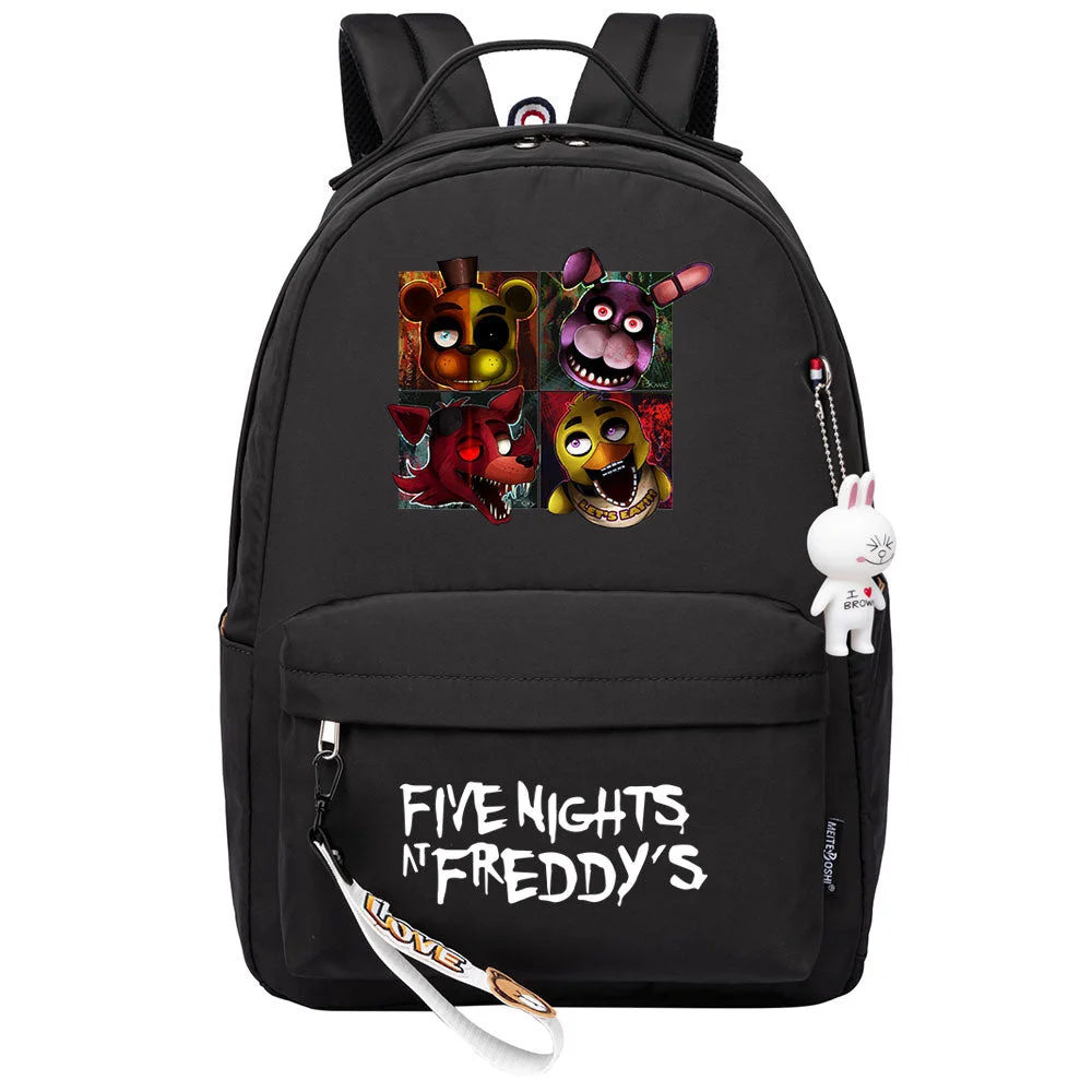 Buzzdaisy FNAF Cosplay Backpack School Bag Water Proof