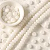 Natural Crystal Stone Flat Round Beads DIY Accessories