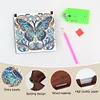 Butterfly Diamond Painting Notecard Box Gem Art Sticky Note Holder for DIY Art