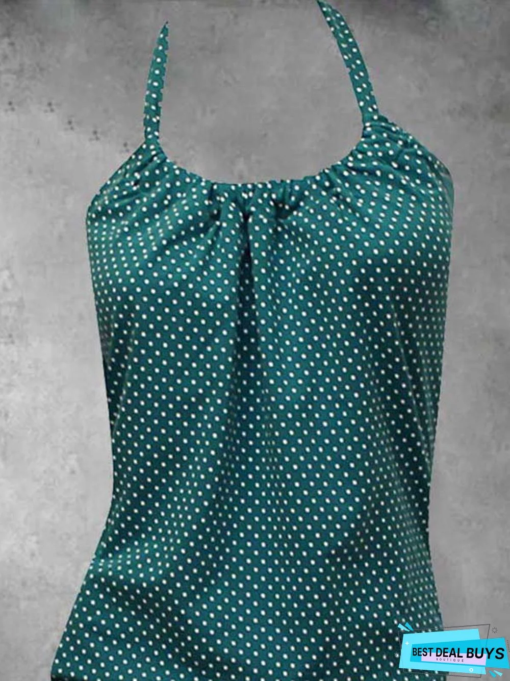 Casual Polka Dots Cotton-Blend shirt & Top