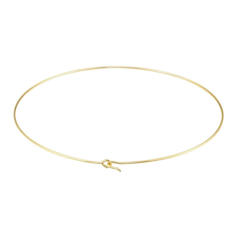 Casual Minimalist Geometric 304 Stainless Steel 18K Gold Plated Choker