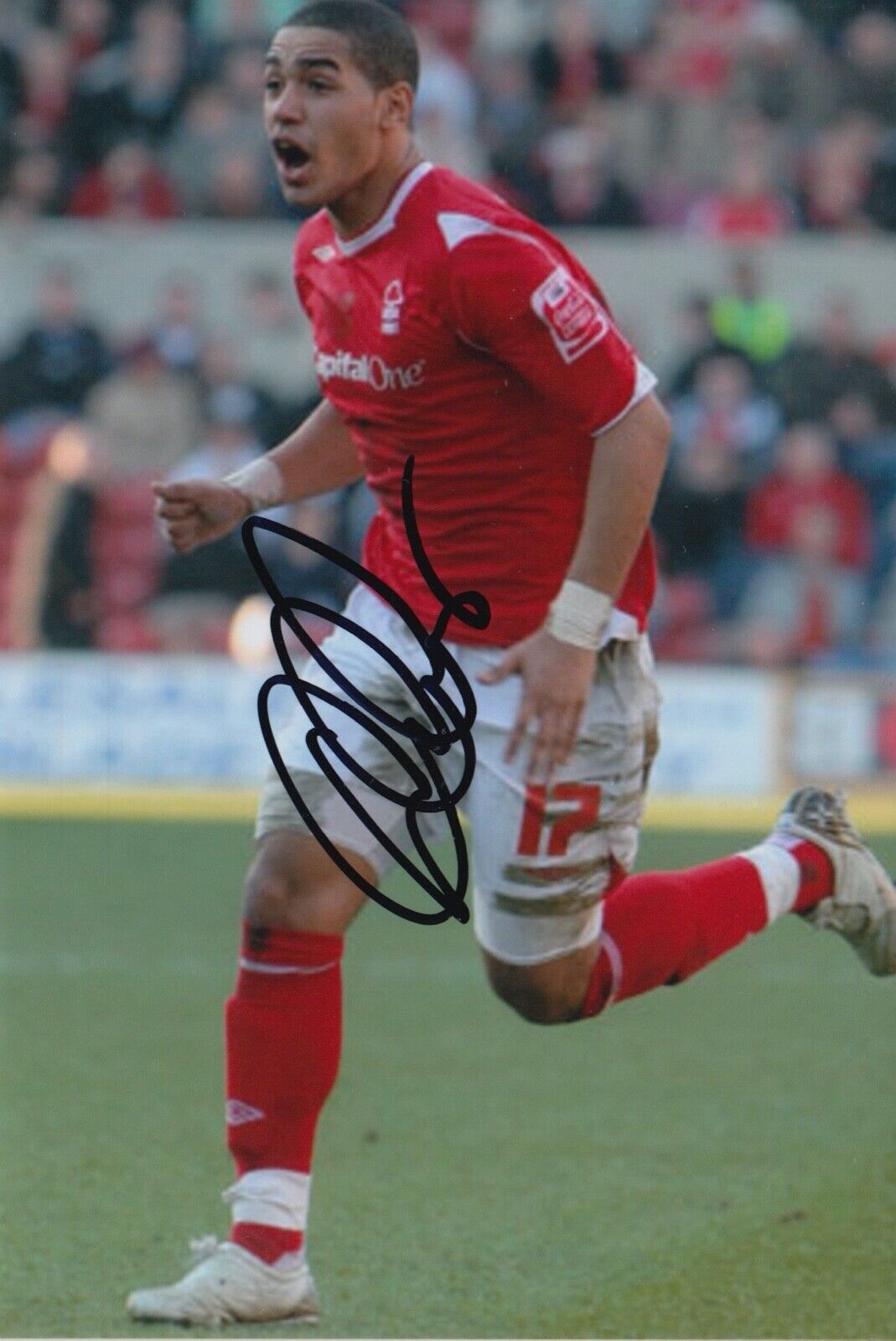 LEWIS MCGUGAN HAND SIGNED 6X4 Photo Poster painting - FOOTBALL AUTOGRAPH - NOTTINGHAM FOREST 1.