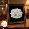 12Pcs DIY Pearl Painting Dessert for Home Wall Decor(15x15cm)