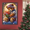 (40*60cm)Roses and Bears - Full Round Drill Diamond Painting