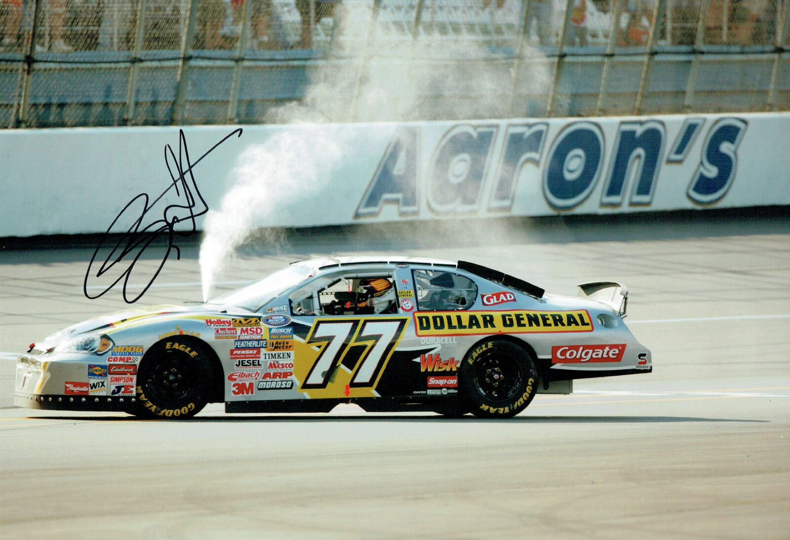 Bobby LABONTE SIGNED 12x8 Photo Poster painting AFTAL Autograph COA Daytona Chevrolet Driver