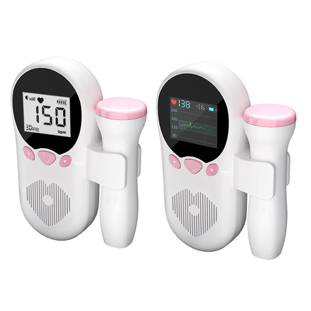 

Baby Heart Rate Sensor Maternity Pregnant Women Fetal Heartbeat Detectors, Color screen curve, 501 Original