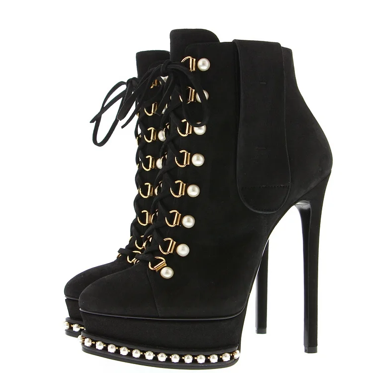 pearl zone ankle boots