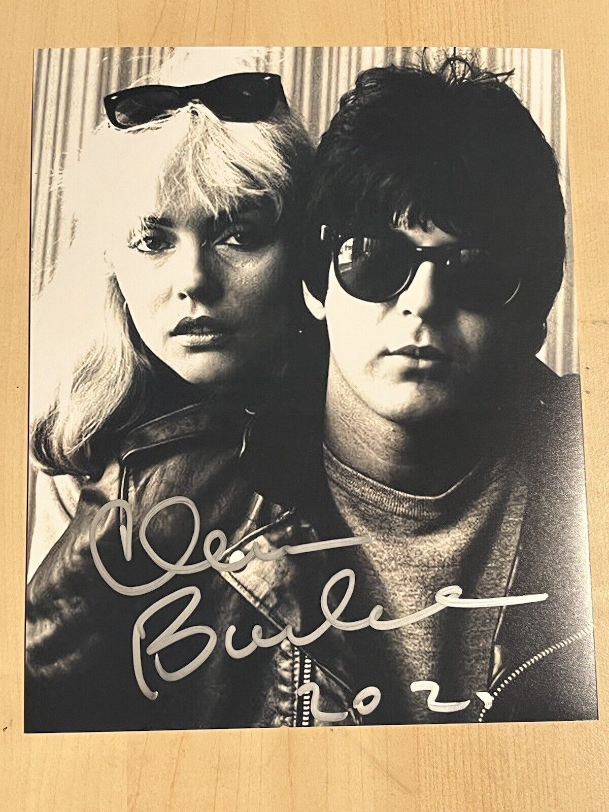 CLEM BURKE HAND SIGNED 8x10 Photo Poster painting AUTOGRAPHED BLONDIE BAND ORIGINAL DRUMMER COA