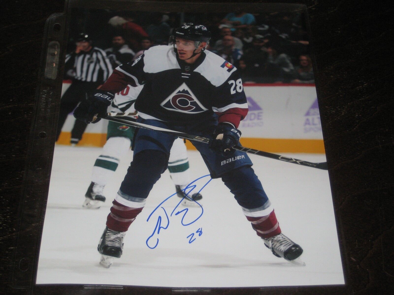 PATRICK WIERCIOCH autographed COLORADO AVALANCHE 8X10 Photo Poster painting