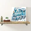 Diamond Painting-DIY Crystal Rhinestone Snow Train