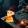 Cute Ghost Reading Book Night Light Easy To Use Halloween Cute Night Light Lightweight for Indoor Party Desk Outdoor Halloween Decoration