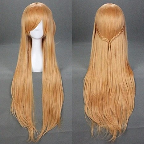 Sword Art Online Asuna Yuuki Long Cosplay Wig