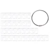 (US Local)30Pcs Acrylic Cross Stitch Threading Board 4x4cm Needlework Thread Sorter