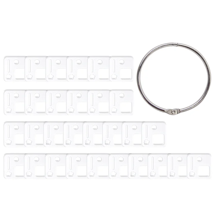 30Pcs Acrylic Cross Stitch Threading Board 4x4cm Needlework Thread Sorter