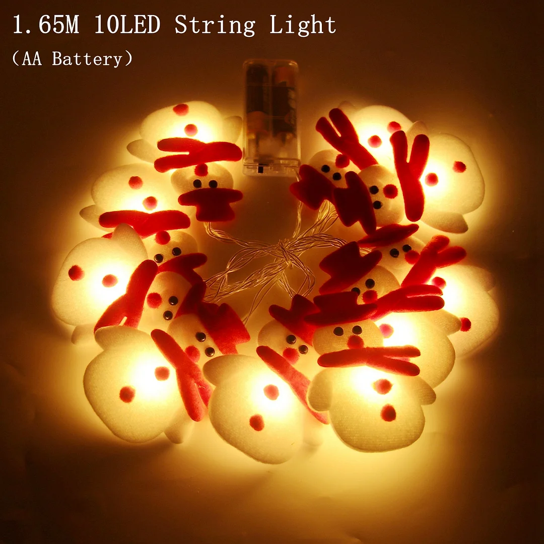 Snowman Christmas Tree LED Garland String Light