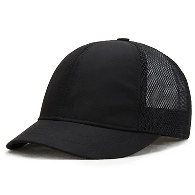 Hat Men Women Mesh Cap Short Brim Thin Baseball Cap Equestrian Breathable Visor Cap Sun Hat Snapback Hats Women Baseball Cap