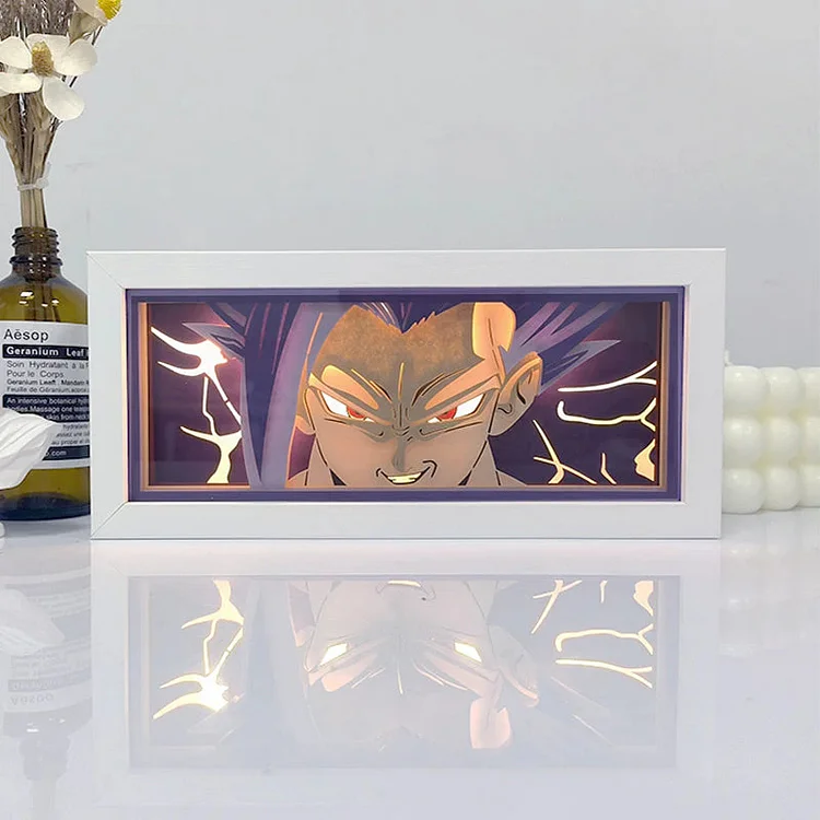 3D LED Box Light - Dragon Ball-Vegeta